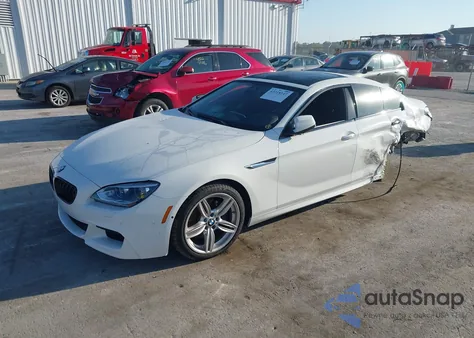 2015 BMW 650I Gran Coupe xDrive z USA, uszkodzony, nr VIN WBA6B4C58FD760839